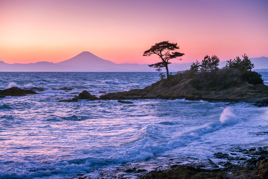 [image]太平洋と富士山