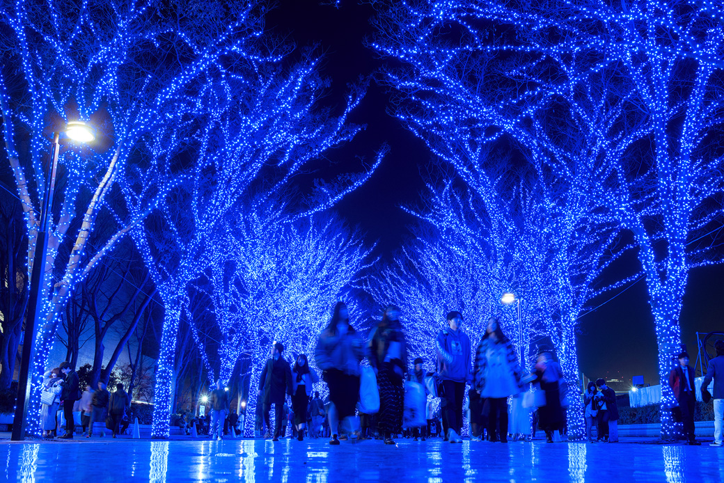 [image]東京渋谷の青の洞窟イルミネーションイベント