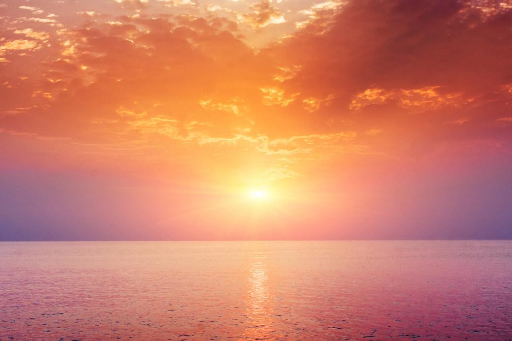 [image]海上の日の出