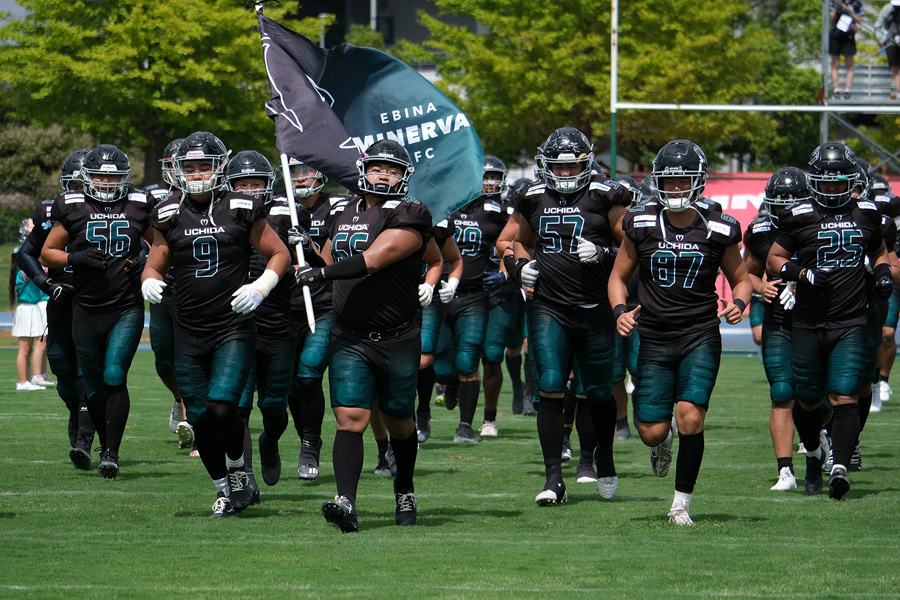 [Image]富士フイルム海老名Minerva AFC 写真展　応援が力に！歓声が勝利に！ ～2025 X1 Super 初勝利！～