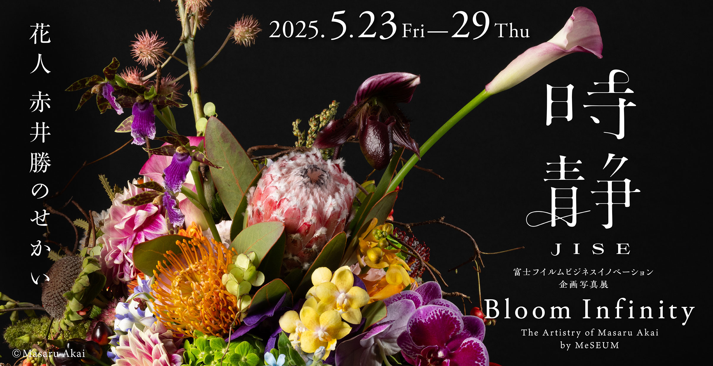 [image]時静-JISE- 花人 赤井勝のせかい　Bloom Infinity- The Artistry of Masaru Akai by MeSEUM