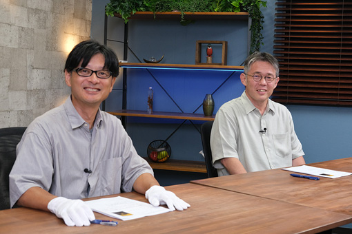 [image]9月レビュー（左から） GOTO氏・中藤氏